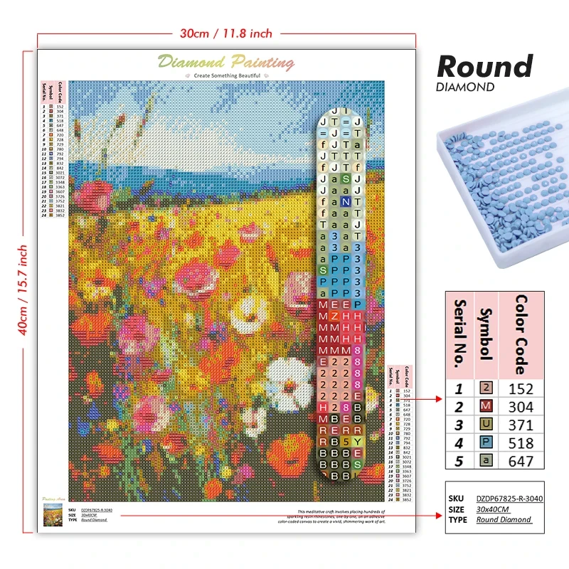 Lukisan Berlian Gaya Cat Air B - Resin Art Rose ulasan dan harga
