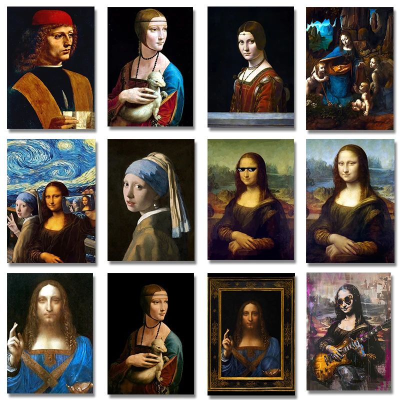 Karya Seni Leonardo Da Vinci S - Resin Art Work ulasan dan harga
