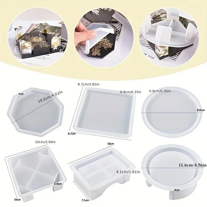 Set cetakan Resin Coaster term - Resin Art Case ulasan dan harga