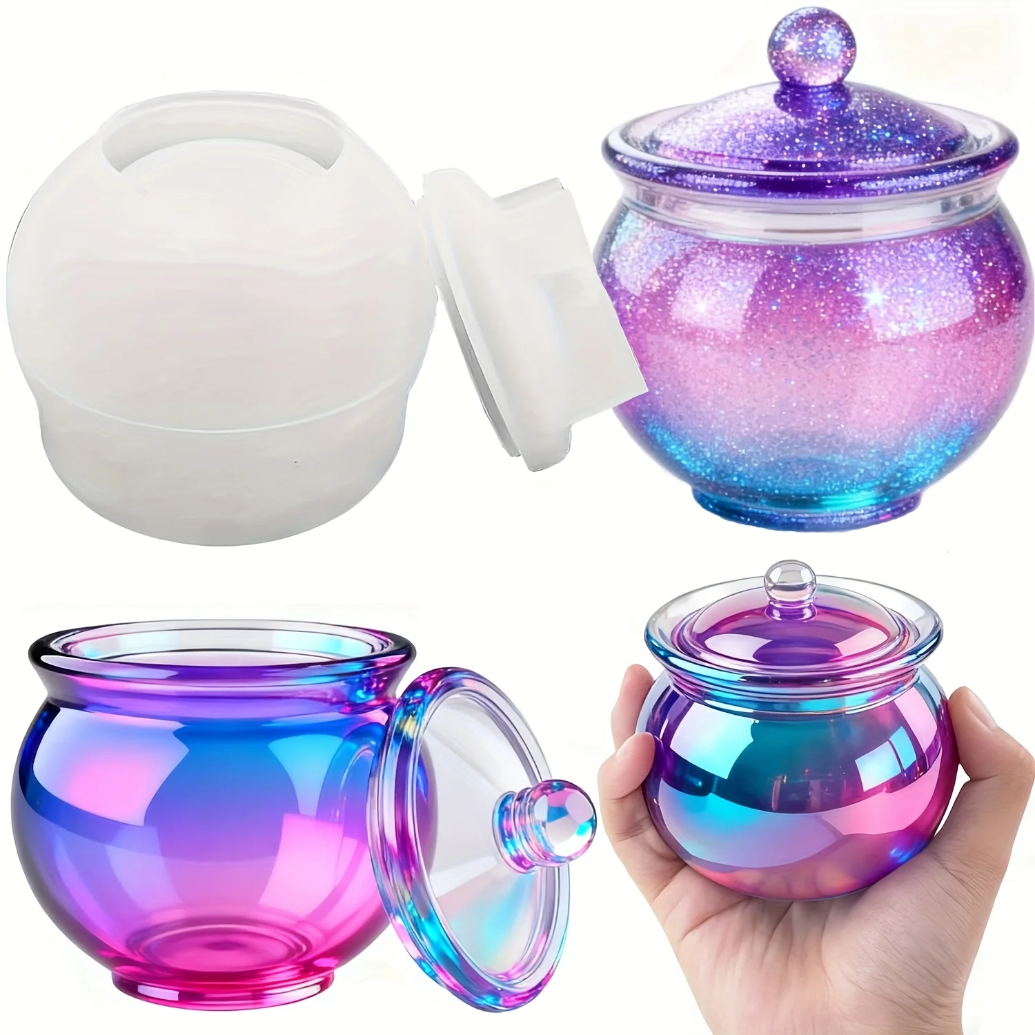 1 set cetakan resin bulat deng - Resin Art Case ulasan dan harga